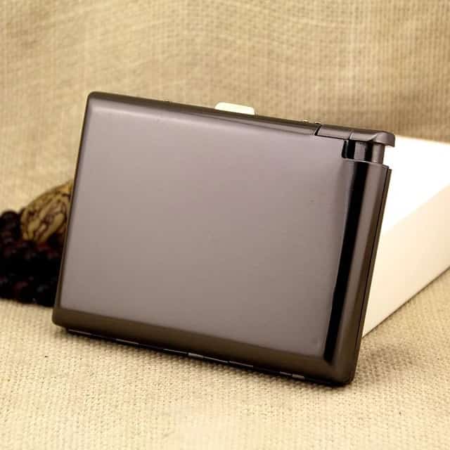 Windproof Smoking Cigarette Box, Metal Cigarette Case With Butane Gas Lighter, Lighter Gadget For Men, Cigarette Holder Windproof Smoking Cigarette Box, Metal Cigarette Case With Butane Gas Lighter, Lighter Gadget For Men, Cigarette Holder